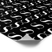 Anfangsbuchstaben S Poster (Ecke)