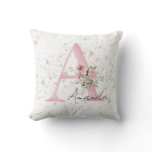 Anfangsbuchstaben und Name Wasserfarbe