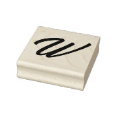 Anfangsbuchstaben W Gummistempel (Stempel)