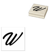 Anfangsbuchstaben W Gummistempel (Stempel)