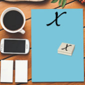 Anfangsbuchstaben X Gummistempel