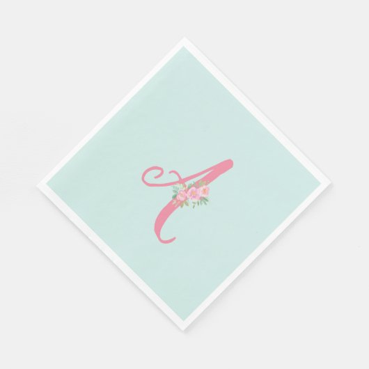 Anfangsdosis Personalisiert Serviette (Ecke)