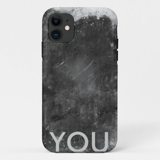 Anfangsfall mit Metallbeschaffenheit Case-Mate iPhone Hülle (Rückseite)