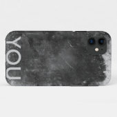 Anfangsfall mit Metallbeschaffenheit Case-Mate iPhone Hülle (Rückseite (Horizontal))