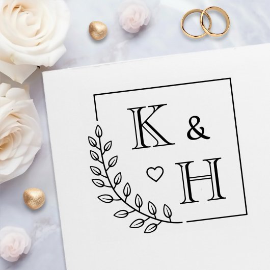 Anfangsfeier der Hochzeitfeier der Corner Branch M Permastempel