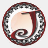 Anfangskleber Runder Aufkleber (Vorderseite)