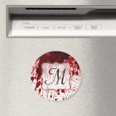 Anfangsmagazin zum Vampirblutdrillen Monogramm Magnet (In Situ (Geschirrspüler))
