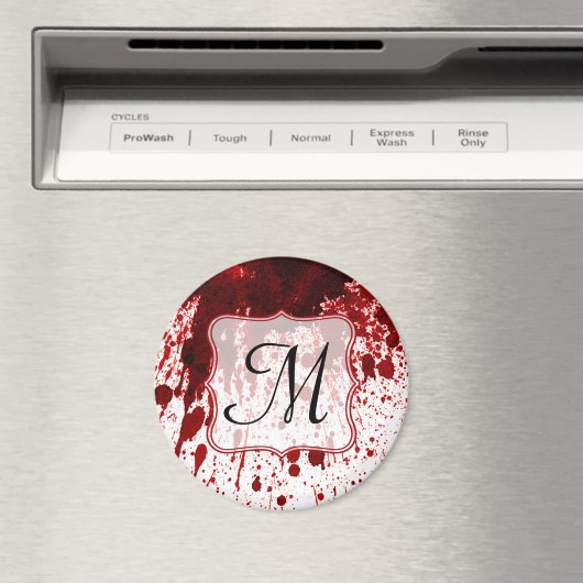 Anfangsmagazin zum Vampirblutdrillen Monogramm Magnet (In Situ (Geschirrspüler))