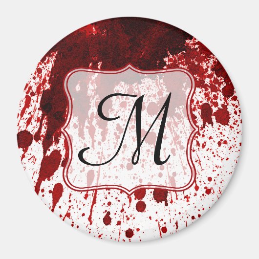 Anfangsmagazin zum Vampirblutdrillen Monogramm Magnet (Vorne)