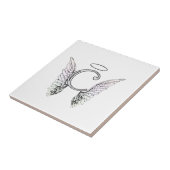 Anfangsmonogramm des Buchstabe-C mit Fliese (Seite)