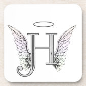 Anfangsmonogramm des Buchstabe-H mit Getränkeuntersetzer (Vorderseite)