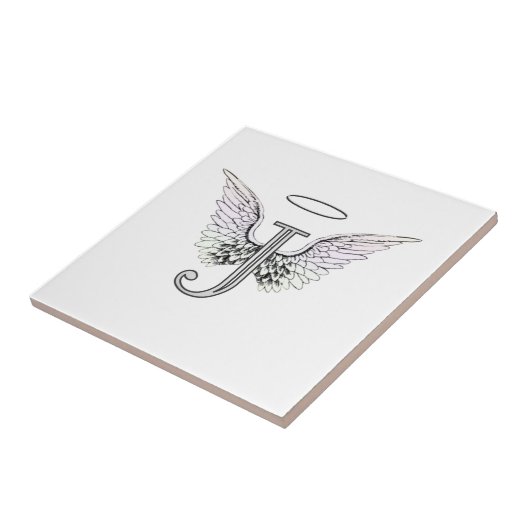 Anfangsmonogramm des Buchstabe-J mit Fliese (Seite)