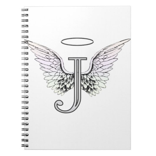 Anfangsmonogramm des Buchstabe-J mit Notizblock (Vorderseite)