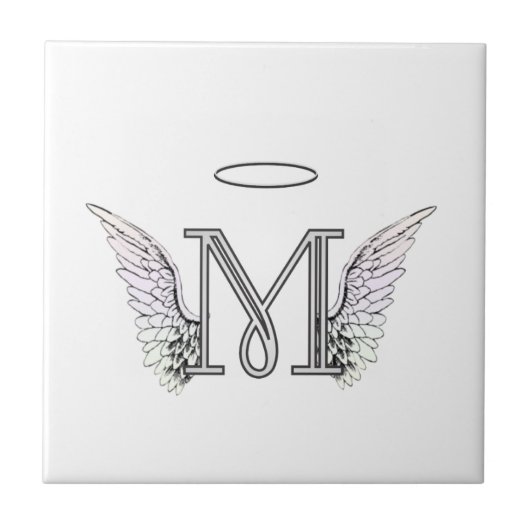 Anfangsmonogramm des Buchstabe-M mit Fliese (Vorderseite)