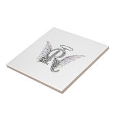 Anfangsmonogramm des Buchstabe-R mit Fliese (Seite)