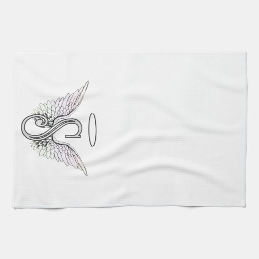 Anfangsmonogramm des Buchstabe-S mit Küchentuch (Horizontal)