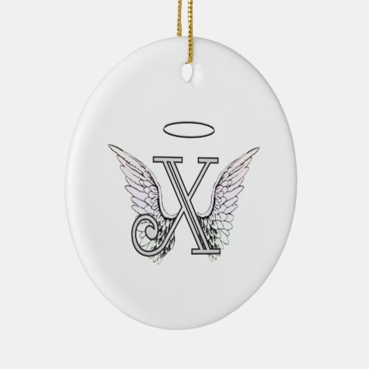 Anfangsmonogramm des Buchstabe-X mit Keramikornament (Rechts)