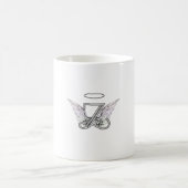 Anfangsmonogramm des Buchstabe-Z mit Kaffeetasse (Mittel)