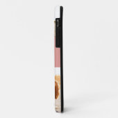 Anfangsmonogramm des modernen Fotos rosa Case-Mate iPhone Hülle (Hinten/Links)