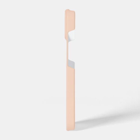 Anfangsmonogramm für Orange Retro iPhone Hülle (Linke Seite)