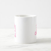 Anfangsmonogramm Kaffeetasse (Mittel)
