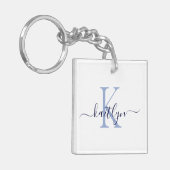 Anfangsmonogramm Schlüsselanhänger (Vorderseite links)