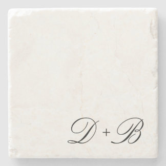 Anfangsmonogramm steinuntersetzer