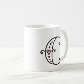 Anfangsmonogramm-Tasse - C Kaffeetasse (VorderseiteRechts)