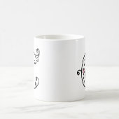 Anfangsmonogramm-Tasse - C Kaffeetasse (Mittel)