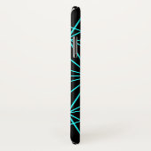 Anfangsmonogramm | Türkisfarbene Geometrie Case-Mate iPhone Hülle (Hinten/Rechts)