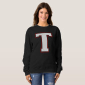 Anfangsmonogrammbuchstabe Großalphabet Sweatshirt (Vorne ganz)