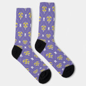 Anfangsmuster für Pickleball Monogram Socken (Rechts)
