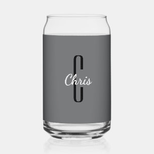 Anfangsname Charcoal Gray Beverage Dosenglas