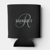 Anfangsname der klassischen Monogrammkarte Dosenkühler (Rückseite)