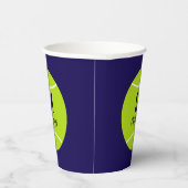 Anfangsname der personalisierten Tennis Monogram Pappbecher (Rechts)