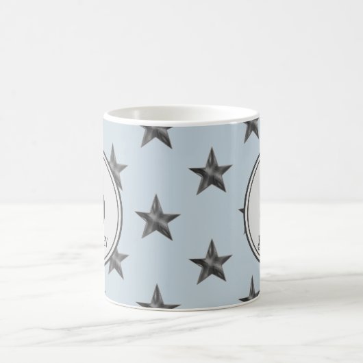 Anfangsname der Star Monogram-Familie Kaffeetasse (Mittel)