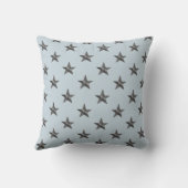 Anfangsname der Star Monogram-Familie Kissen (Rückseite)