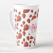 Anfangsname der Strawberry Monogram Milchtasse (Linke Ecke)