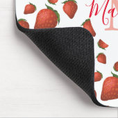 Anfangsname der Strawberry Monogram Mousepad (Ecke)