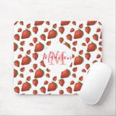 Anfangsname der Strawberry Monogram Mousepad (Mit Mouse)