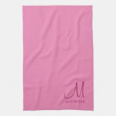 Anfangsname des benutzerdefinierbaren Textfarbmono Geschirrtuch (Vertikal)