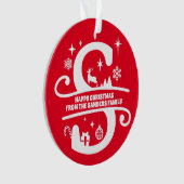 Anfangsname des Buchstaben S Monogram Ornament (Vorderseite)