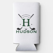 Anfangsname des Golf Players Monogram Selters Dosenkühler (Rückseite)