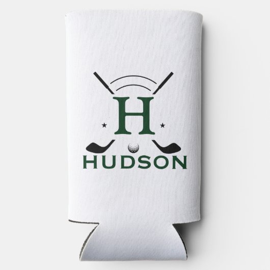 Anfangsname des Golf Players Monogram Selters Dosenkühler (Rückseite)