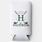 Anfangsname des Golf Players Monogram Selters Dosenkühler (Vorderseite)