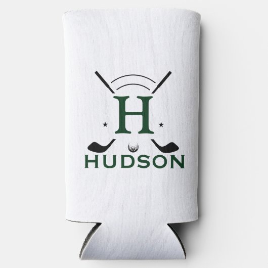 Anfangsname des Golf Players Monogram Selters Dosenkühler (Vorderseite)