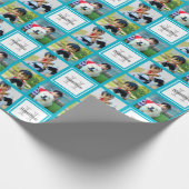 Anfangsname des personalisierten Monogrammes Geschenkpapier (Ecke)