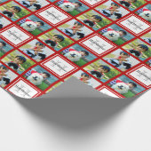 Anfangsname des personalisierten Monogrammes Geschenkpapier (Ecke)