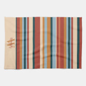 Anfangsname für ein benutzerdefiniertes Monogramm Geschirrtuch (Horizontal)