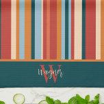 Anfangsname für ein benutzerdefiniertes Monogramm  Geschirrtuch<br><div class="desc">Chic Stylish Stripe Küchentuch mit Monogram Anfangs- und Nachname. Diese einzigartigen Küchentücher sind ein Geschenk für Geburtstag, Ruhestand, Jubiläum, Party, Hochzeitsgeschenk, usw... ... ... ... ... ... ... ... ... ... ... ... ... ... ... ... ... ... ... . Pair es mit einer Flasche Wein und es ist ein...</div>